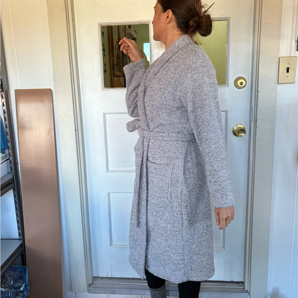 Gilligan & O'Malley Soft Gray Women's Robe - Picture 2 of 8
